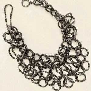 Elegant Black Chain Necklace